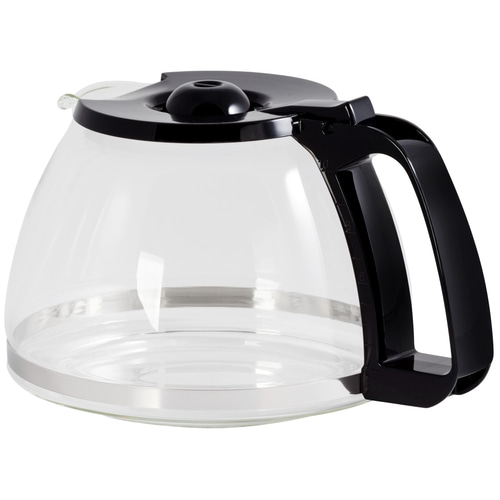 MELITTA Glaskanne Easy Ersatzkanne schwarz für Filterkaffeemaschine