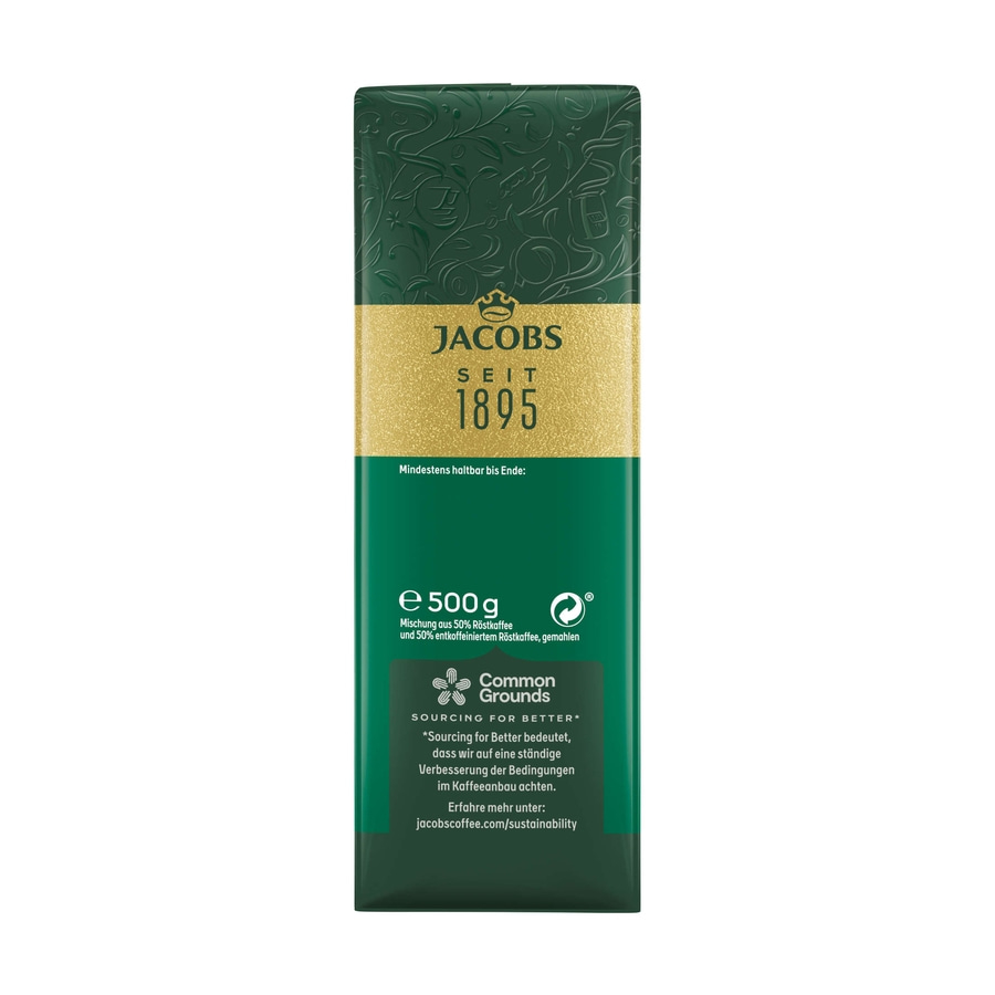 JACOBS Filterkaffee Krönung Balance Pulver-Kaffee Röstkaffee gemahlen 6 x 500g