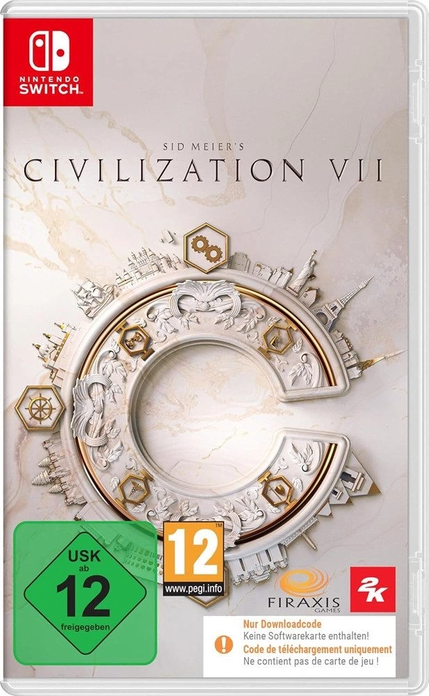 SID MEIERS Civilization VII 7 Code in a Box für Nintendo Switch Spiel NEU