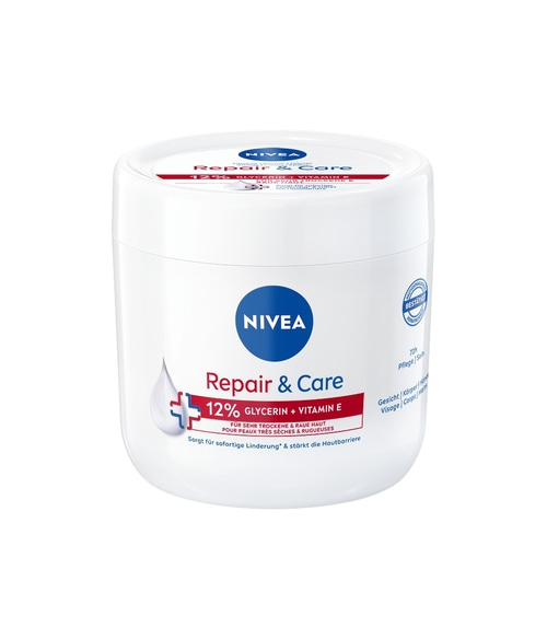 NIVEA Repair & Care Intensive Pflegecreme Glycerin+ Vitamin E Bodylotion 2x400ml