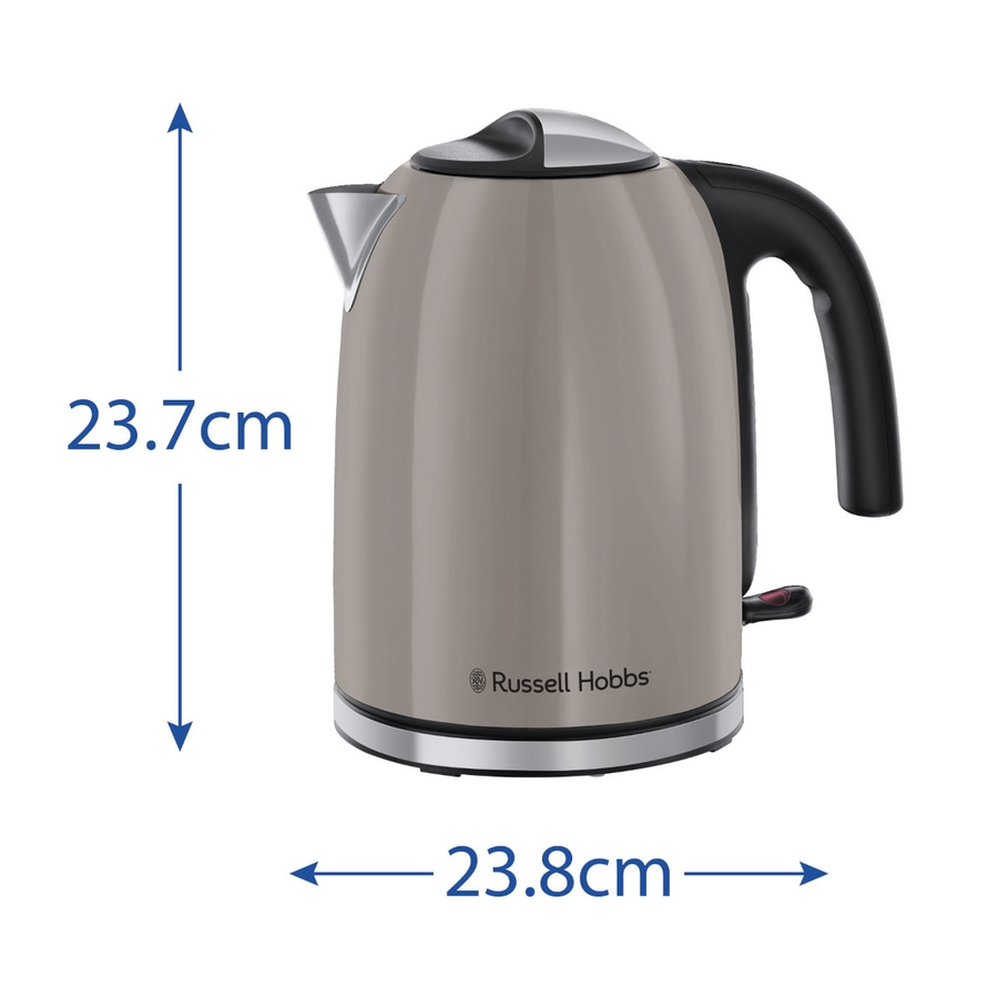 RUSSELL HOBBS Wasserkocher Colours Plus Mocha 28511-70 1,7L 2400W Mokka Braun
