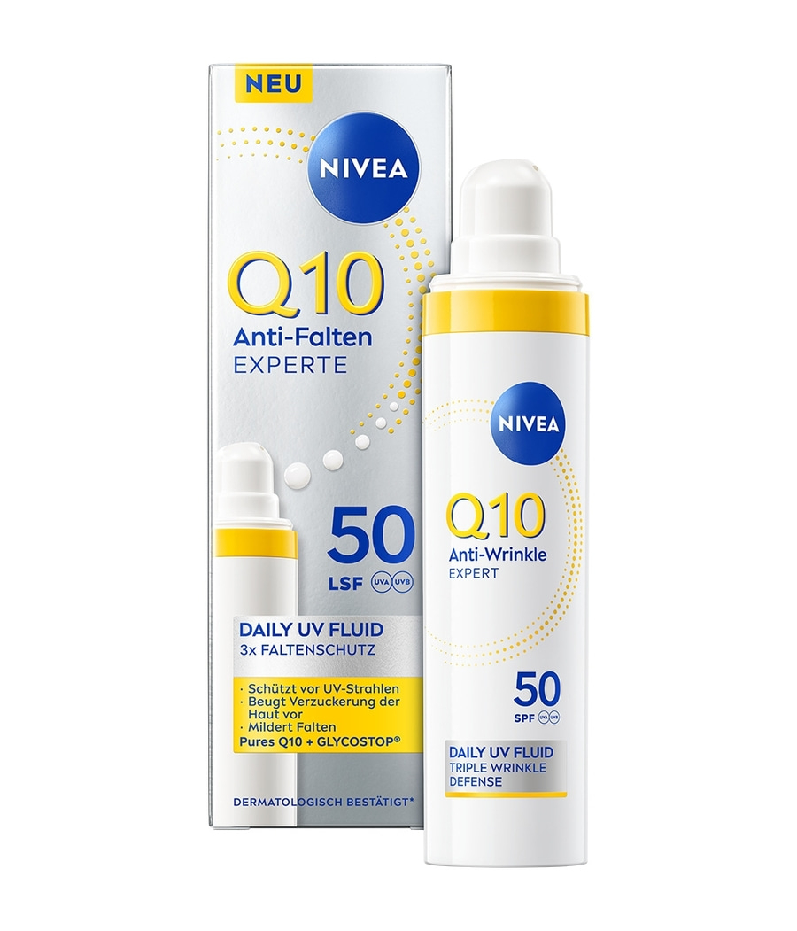 NIVEA Q10 Anti-Falten EXPERTE Dual Action Serum 30 ml + Daily Fluid 40 ml