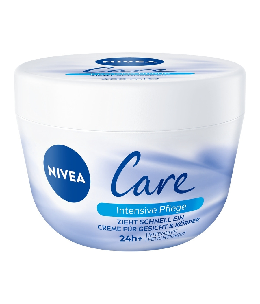 NIVEA Care Pflegecreme 24h+ Feuchtigkeit schnell einziehend Body Lotion 2x 400ml