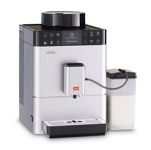 MELITTA Kaffeevollautomat Passione One Touch F531-101 Espressomaschine Silber