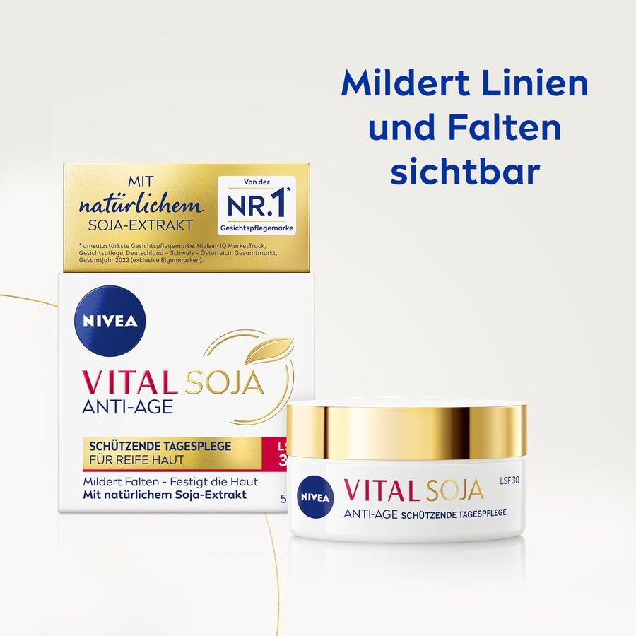 NIVEA VITAL Anti-Age Soja Schützende Tagespflege LSF 30 Anti-Falten 50 ml