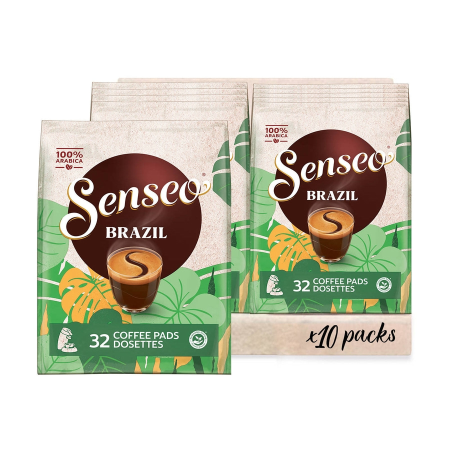 SENSEO Pads Origins Brazil Senseopads 100 % Arabica 10 x 32 Getränke Kaffeepads