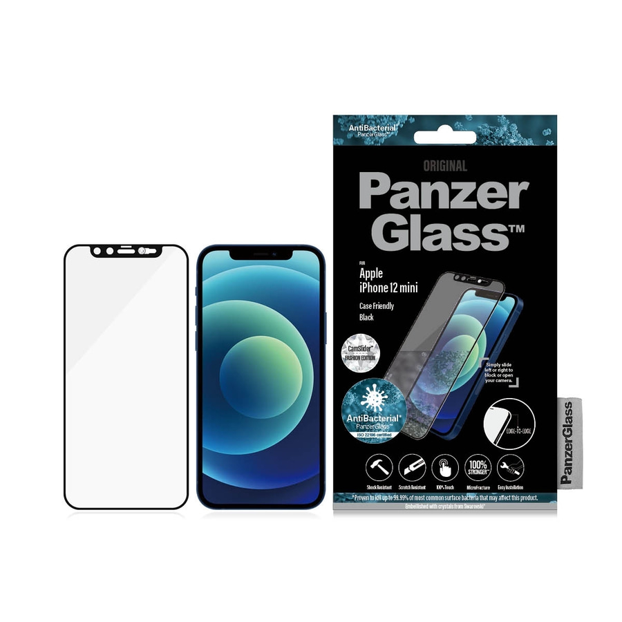PanzerGlass™ Displayschutzglas iPhone 12 Mini Schutzglas Swarovski Panzerfolie