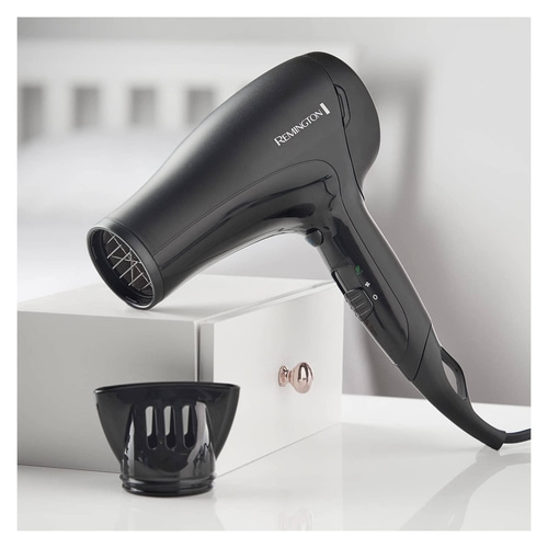 REMINGTON Haartrockner D3010 Ionen-Technik 2000 W 3 Heiz- & 2 Gebläsestufen