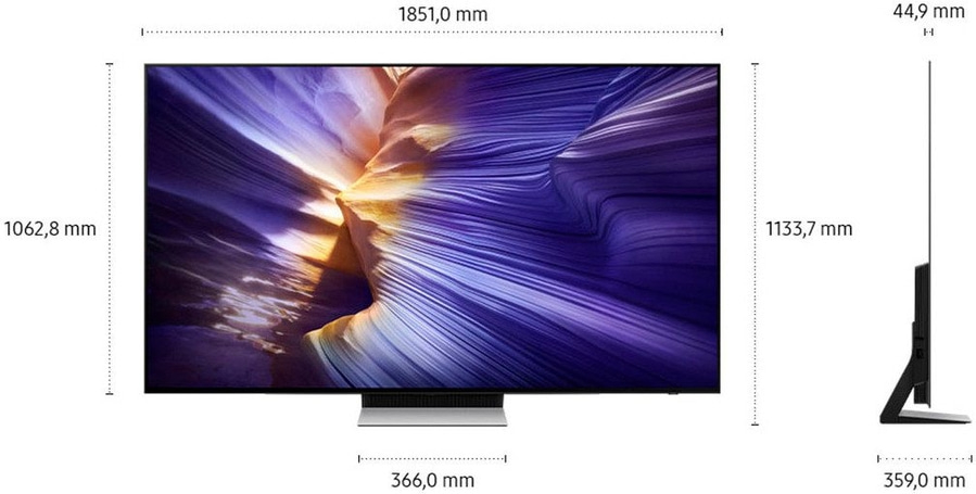 SAMSUNG Smart-TV GQ77S90FAE 195cm/77Zoll OLED-Fernseher 144Hz 4K UHD B-WARE