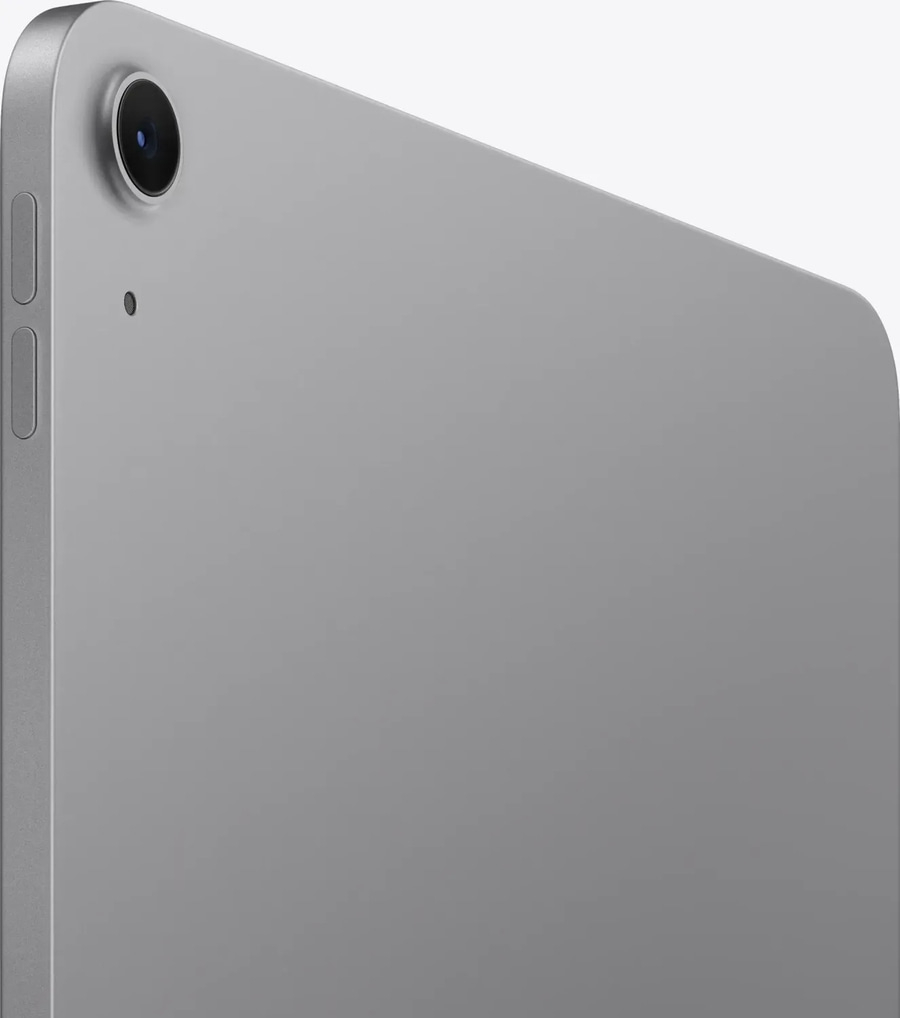 Graues Tablet mit Kamera und Knöpfen, Nahaufnahme, Technologie, Gerät