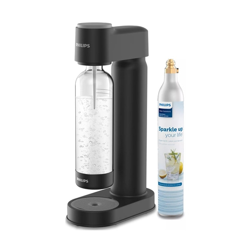 PHILIPS Wassersprudler GoZero ADD4901BK/10 + Zylinder + Flasche NEU