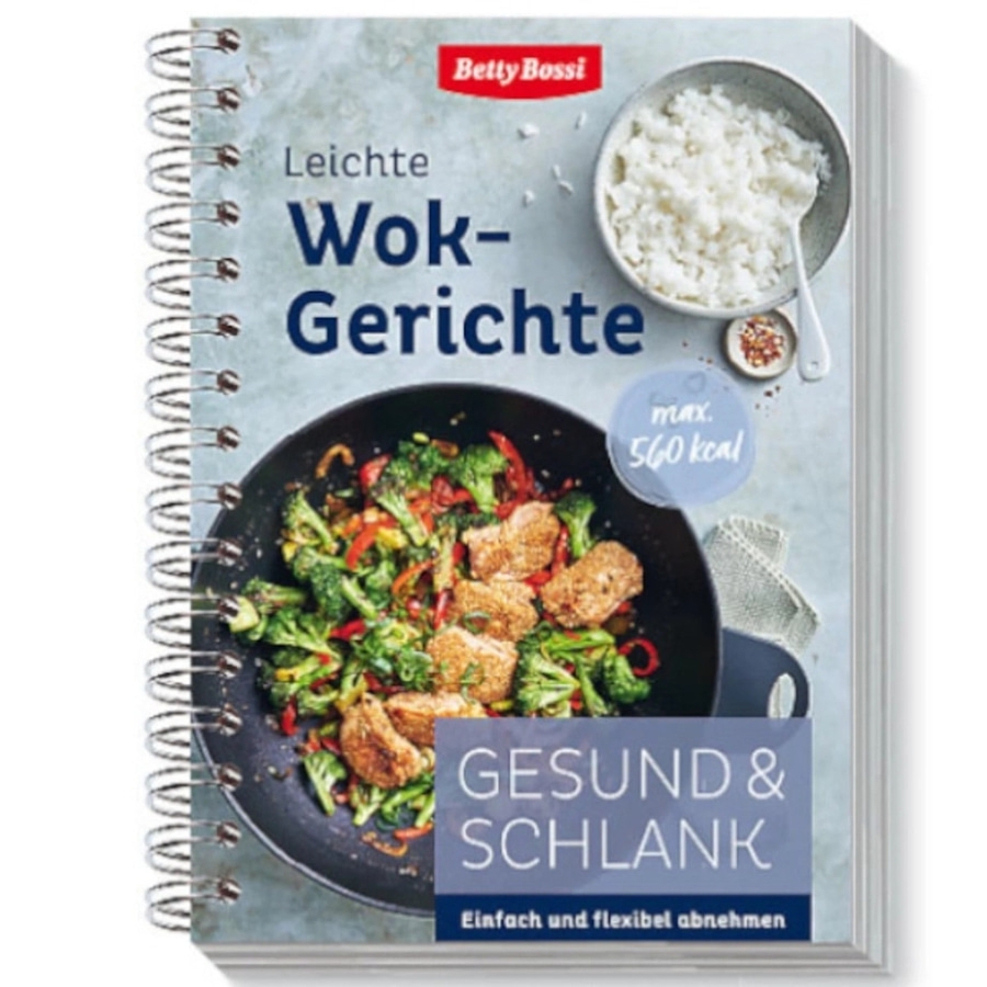 Kochbuch 'Leichte Wok-Gerichte' von Betty Bossi, gesund und schlank, max. 560 kcal.