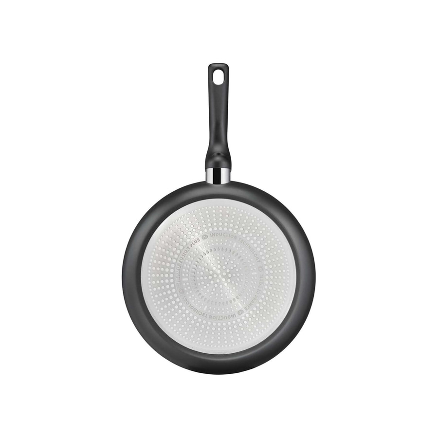Schwarze Bratpfanne mit Griff, Thermo-Fusion Plus, Induktionstechnologie, Made in France