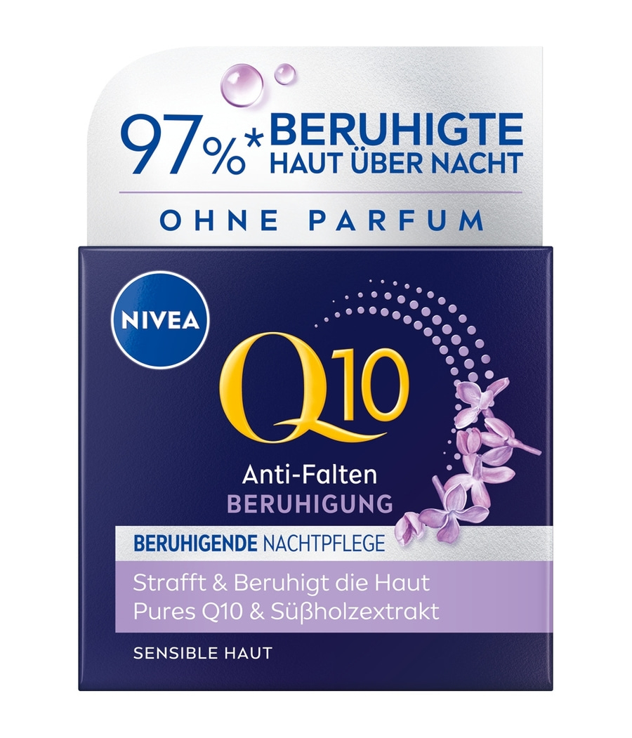 NIVEA Q10 Anti-Falten Power Sensitive Nachtpflege 50ml