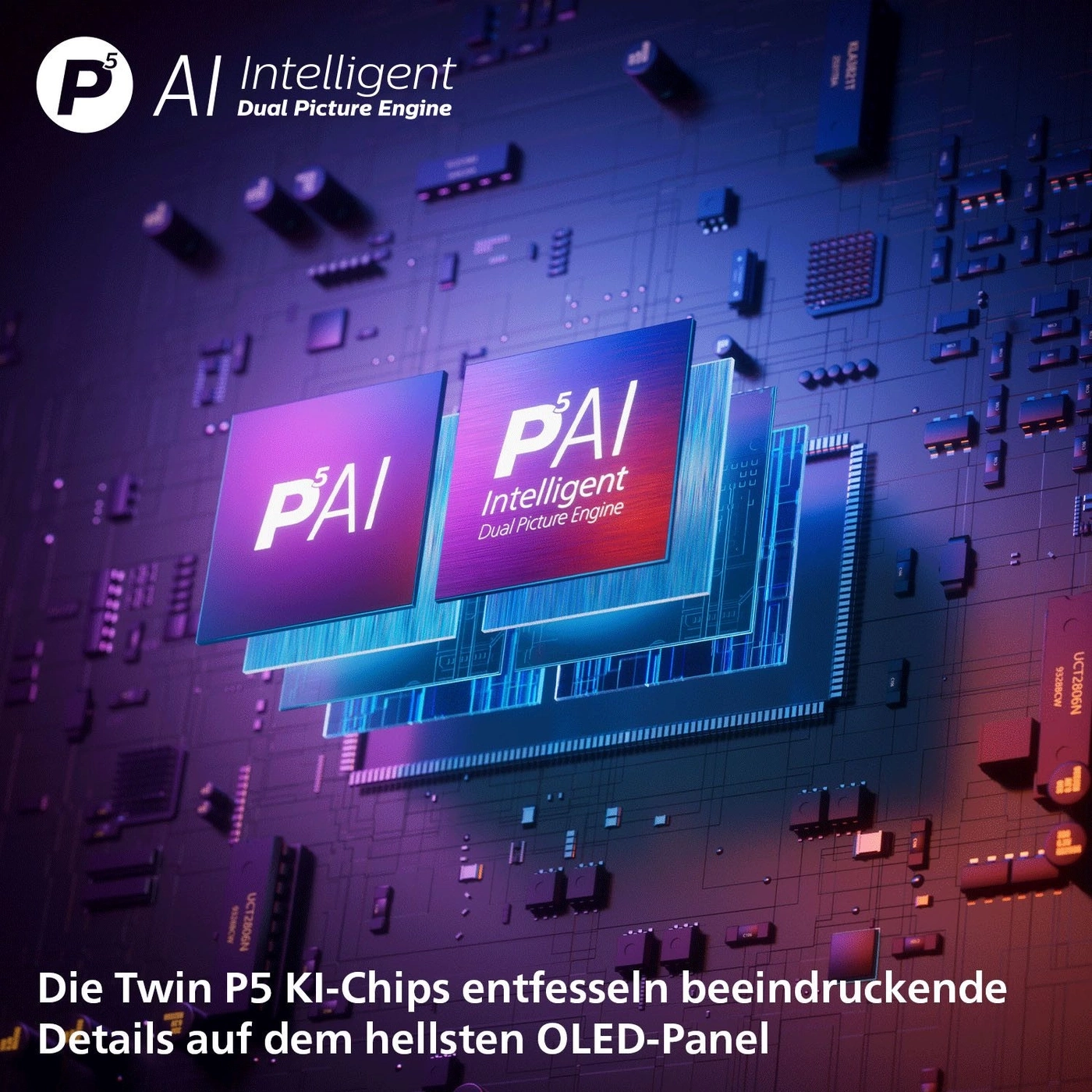 Der P5 KI-Chip mit dualer Bild-Engine für beeindruckende OLED-Details