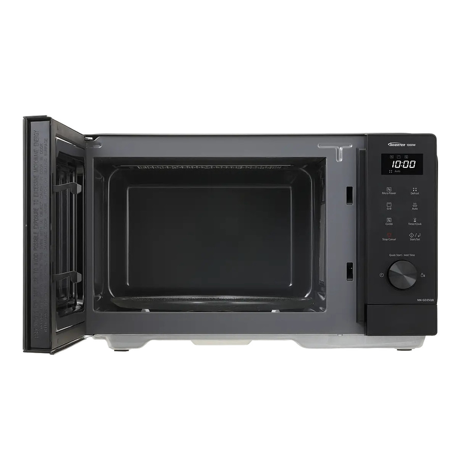 PANASONIC Mikrowelle 1000 Watt 29 Liter NN-GD35QBEPG 288 mm Drehteller schwarz