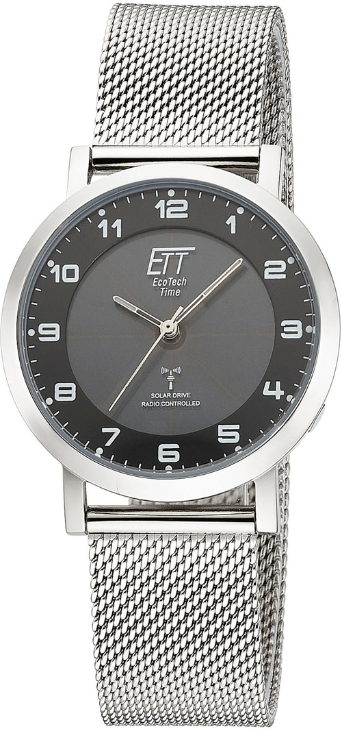 ETT Funkuhr Atacama ELS-11625-22MS 36 mm Edelstahlgehäuse Solar Drive B-WARE