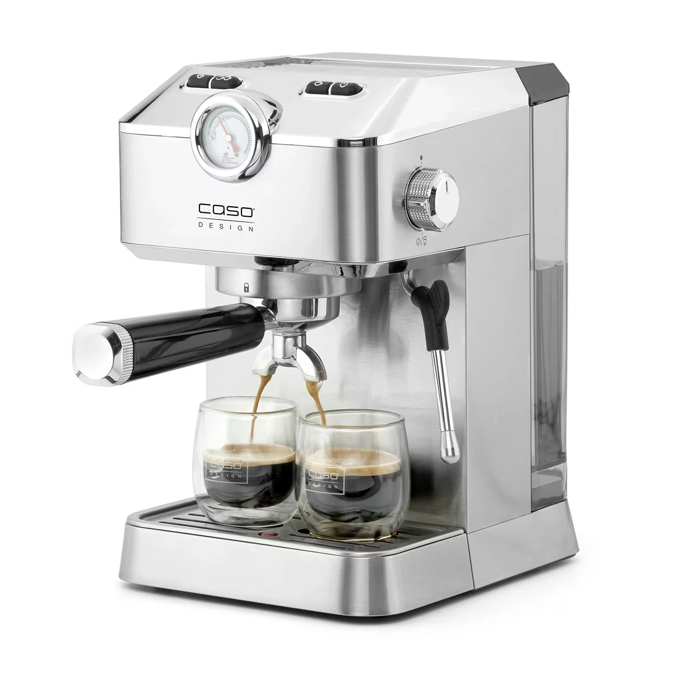 CASO Design Espresso Gourmet Siebträgermaschine 19 Bar Edelstahl Kaffee NEU