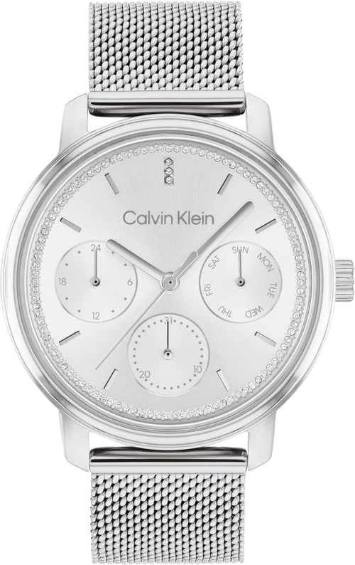 CALVIN KLEIN Damenarmbanduhr MINIMALISTIC MULTI MESH 25200180 Quarz 37mm B-WARE