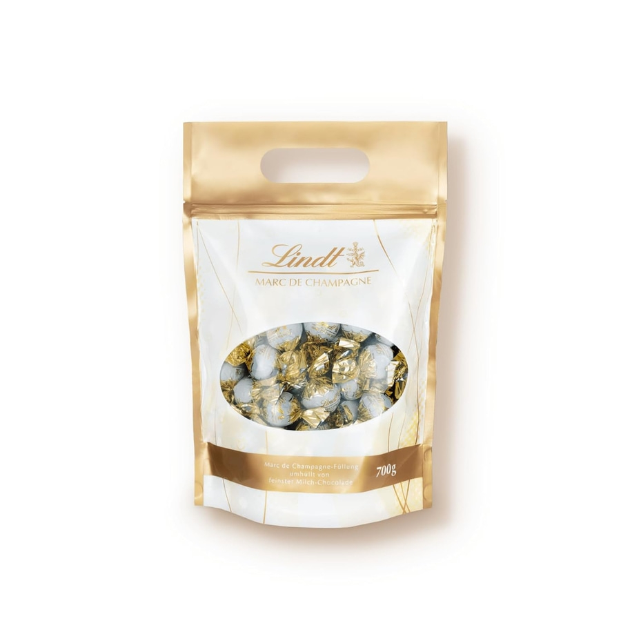 Lindt Marc de Champagne Pralinen im goldenen Beutel, 700g