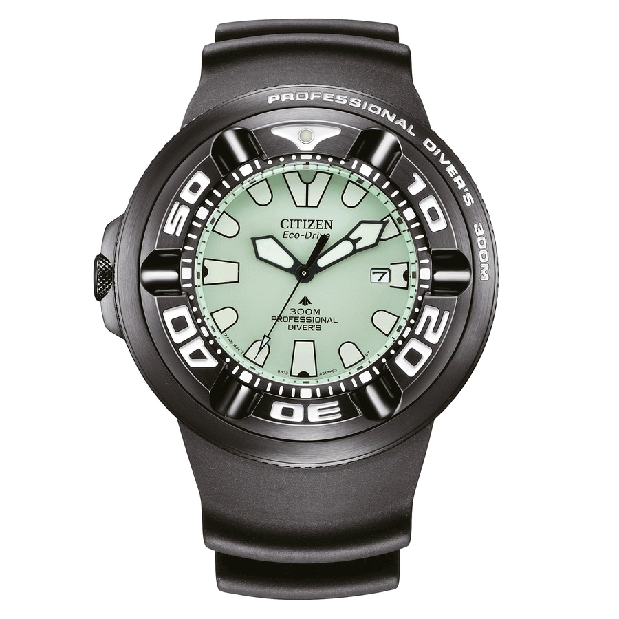 CITIZEN Armbanduhr Promaster Professional Diver 300 BJ8055-04X Solar 48mm B-Ware
