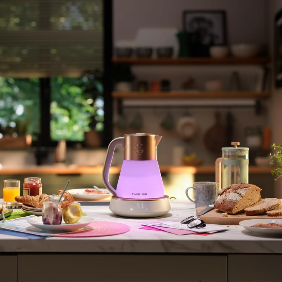 RUSSELL HOBBS Wasserkocher Glas Temperatureinstellung 40-100° LED Calm 27450-70