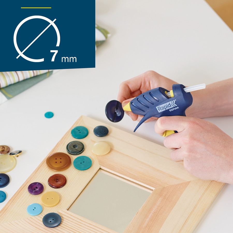 RAPID Klebesticks Ø 7mm Transparent 100 Stück Universal Klebepatronen 5001736