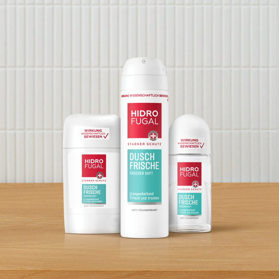 HIDROFUGAL Deo Dusch Frische Roll-On, 4 x 50ml