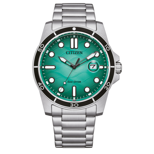 CITIZEN Herren Armbanduhr AW1816-89L Eco-Drive Edelstahl Datum 42 mm B-Ware