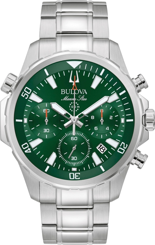 BULOVA 96B396 Armbanduhr Herrenuhr Edelstahl Quarz Analog Chronograph B-Ware