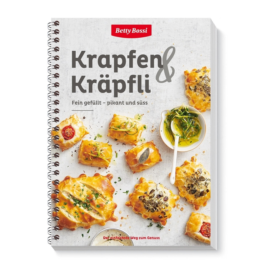 BETTY BOSSI Kochbuch Backbuch Krapfen & Kräpfli Teigtaschen pikant & süß