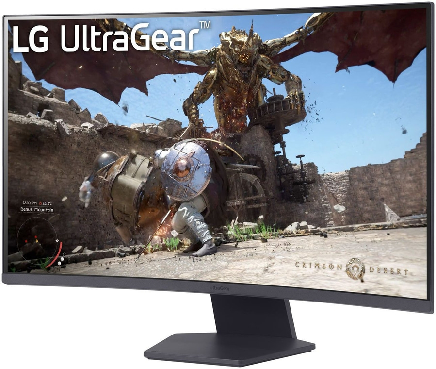 LG Curved-Gaming-Monitor 32GS60QX 32Zoll QHD 180Hz VA LED 2560 x 1440px B-WARE