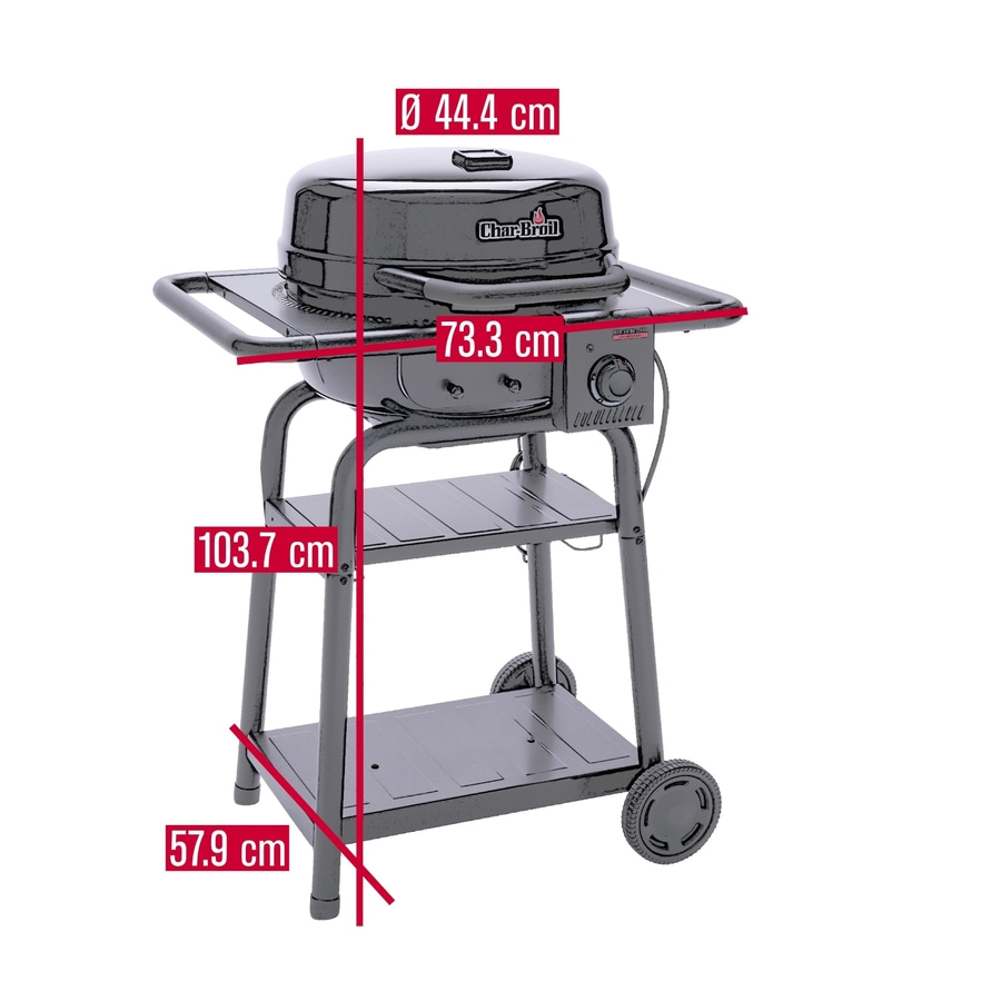 Char-Broil Hybridgrill Patio Bistro E2Coal Elektro + Kohlgrill 2in1 BBQ Grill