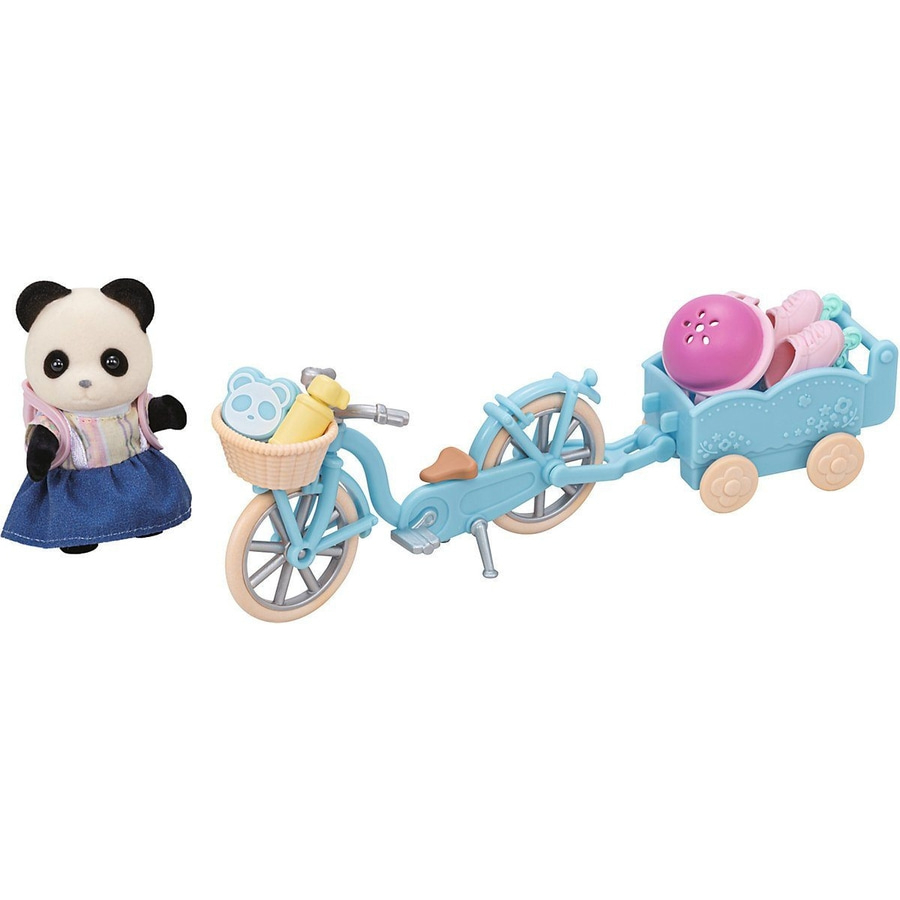SYLVANIAN FAMILIES Epoch Toys "Panda Fahrrad Rollschuh" Set ab 3 Jahren NEU