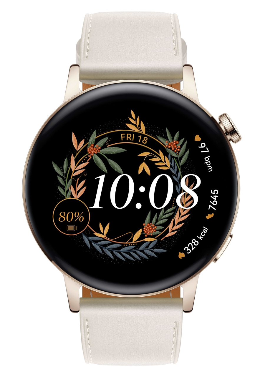 HUAWEI WATCH GT3 Smartwatch 42mm AMOLED GPS Tocuscreen Light gold B-WARE