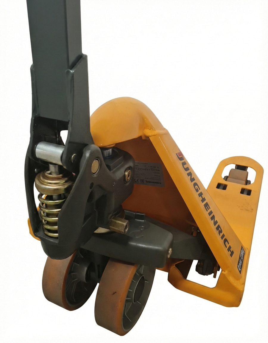 JUNGHEINRICH Handhubwagen AM 22 Schnellhub kurze Gabeln 600mm 2.200 kg B-WARE