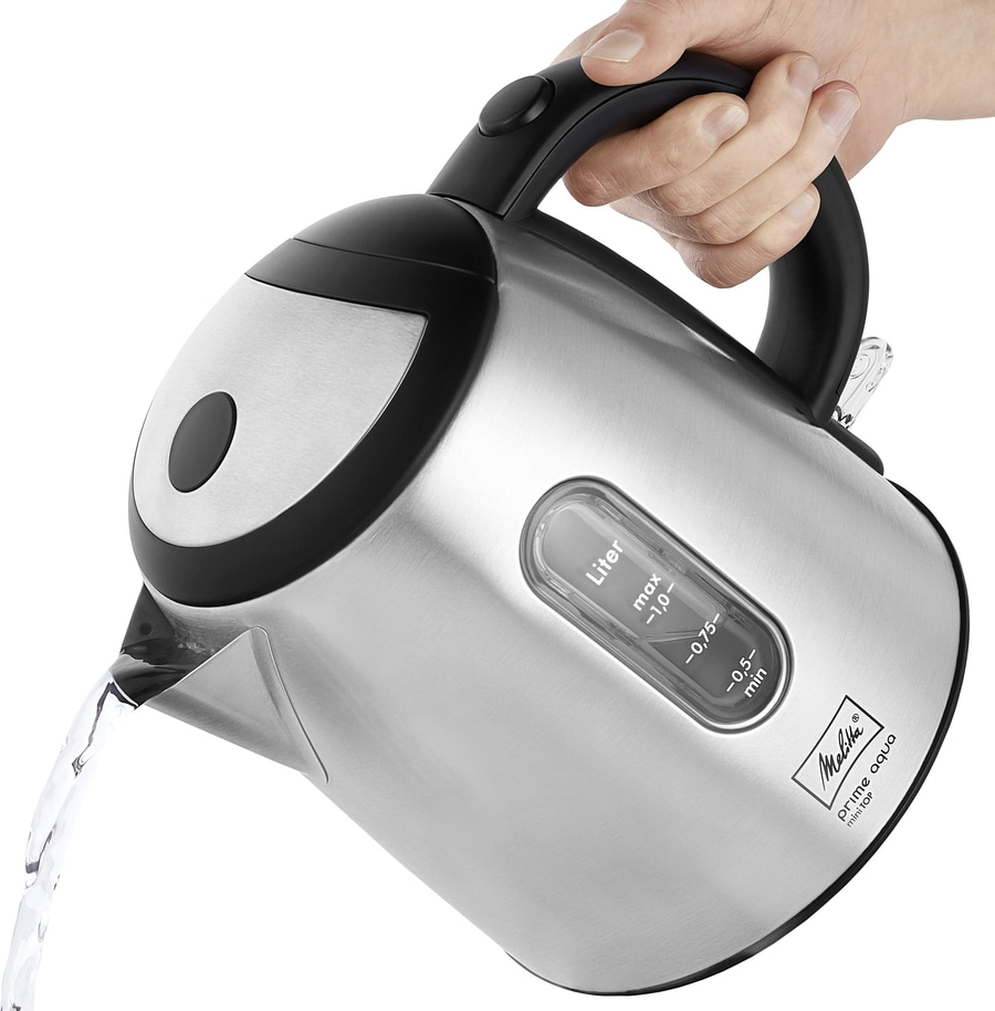 MELITTA Wasserkocher Prime Aqua Mini Top 1018-03 1L Edelstahl 2200 W