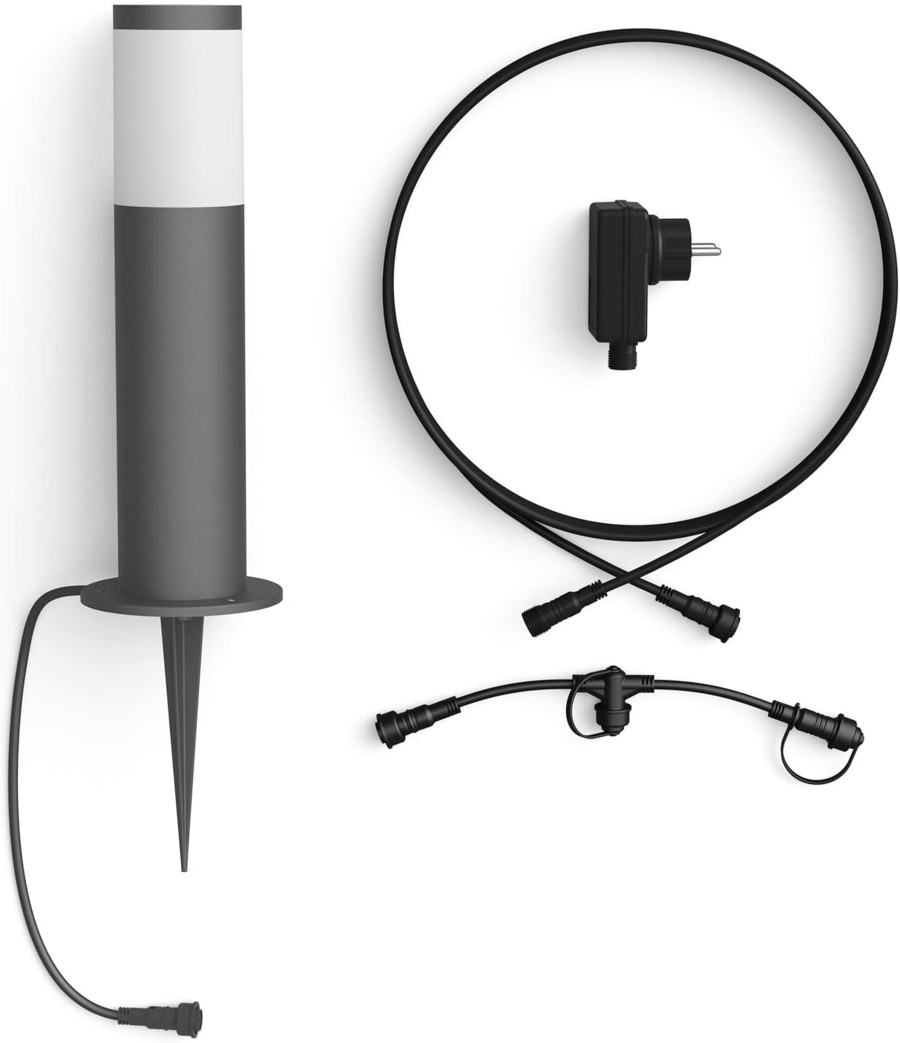 PHILIPS Utrecht LED Outdoor Sockelleuchte Starter Set Wegeleuchte Gartenleuchte