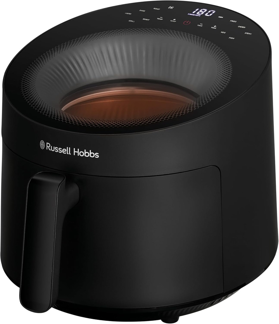 RUSSELL HOBBS Heißluftfritteuse Airfryer Satisfry Panoramic 10 Programme Grillen