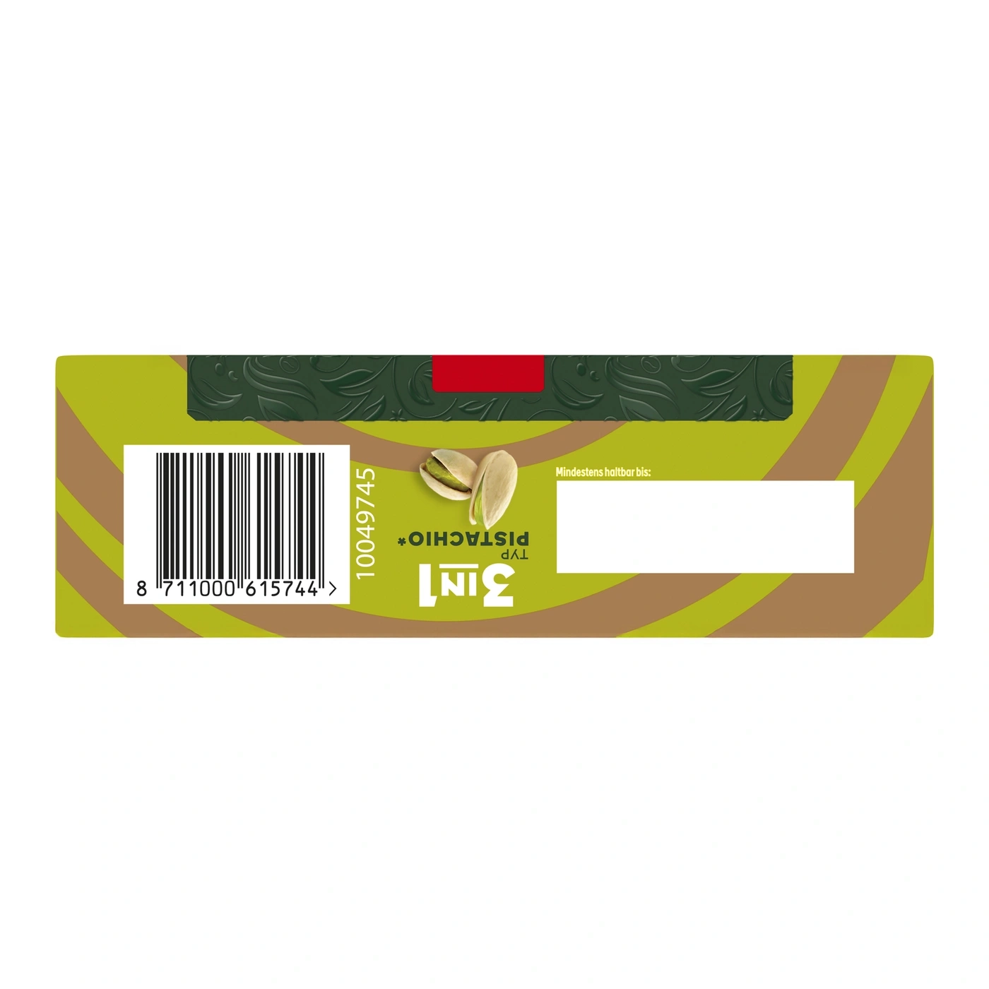 Verpackung mit Pistazien und Barcode