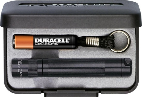 5 x MAG LITE Taschenlampe Solitaire schwarz 8cm mit Etui Batteriebetrieb NEU