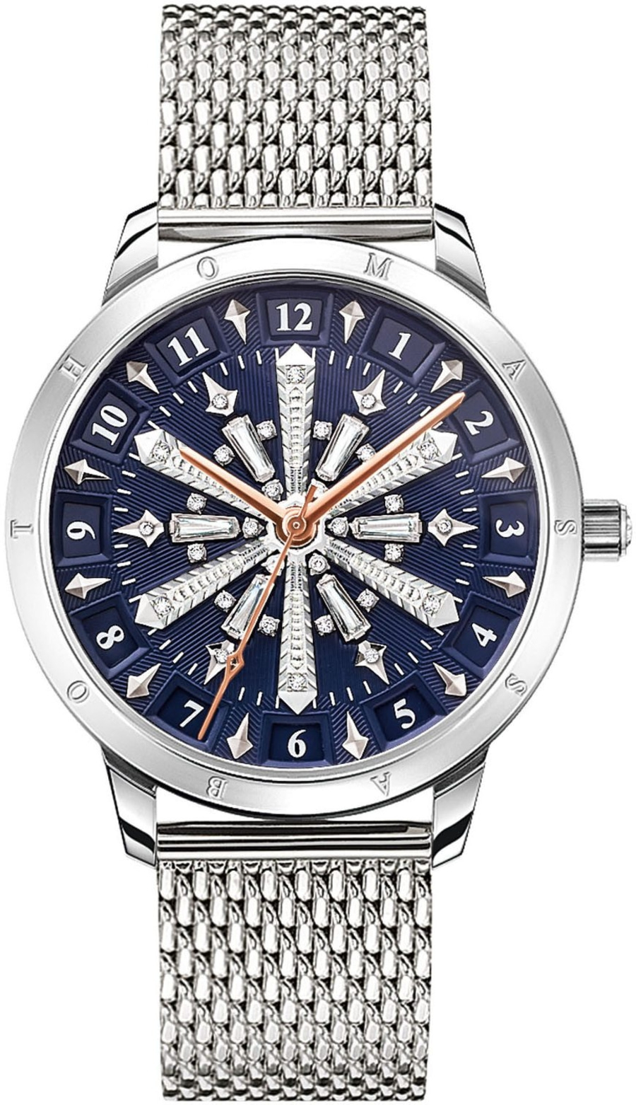 THOMAS SABO Damen Armbanduhr SNOW FLAKE WA0390-201-209-33MM Quarzuhr 33mm