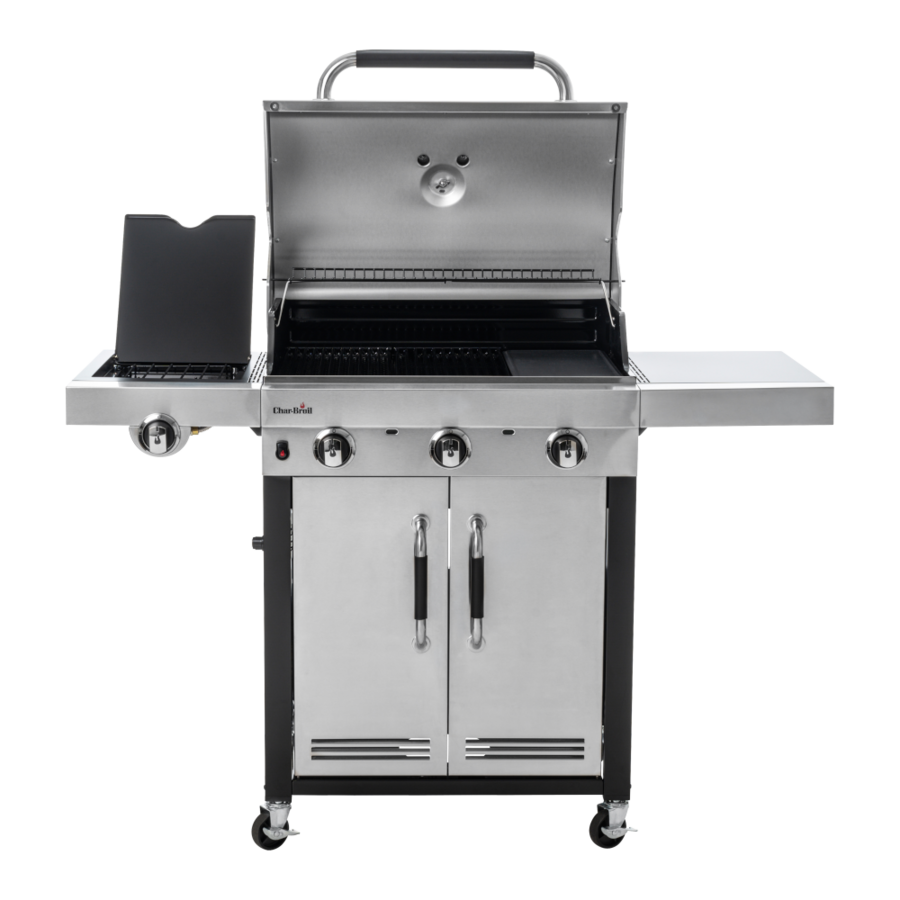 CHAR-BROIL ADVANTAGE 345S 3-Brenner Gasgrill + Grillplatte 7.03 kW NEU