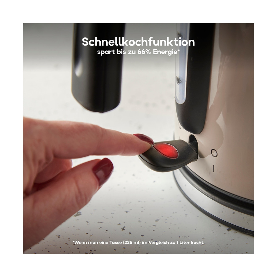 RUSSELL HOBBS Wasserkocher Colours Plus Mocha 28511-70 1,7L 2400W Mokka Braun