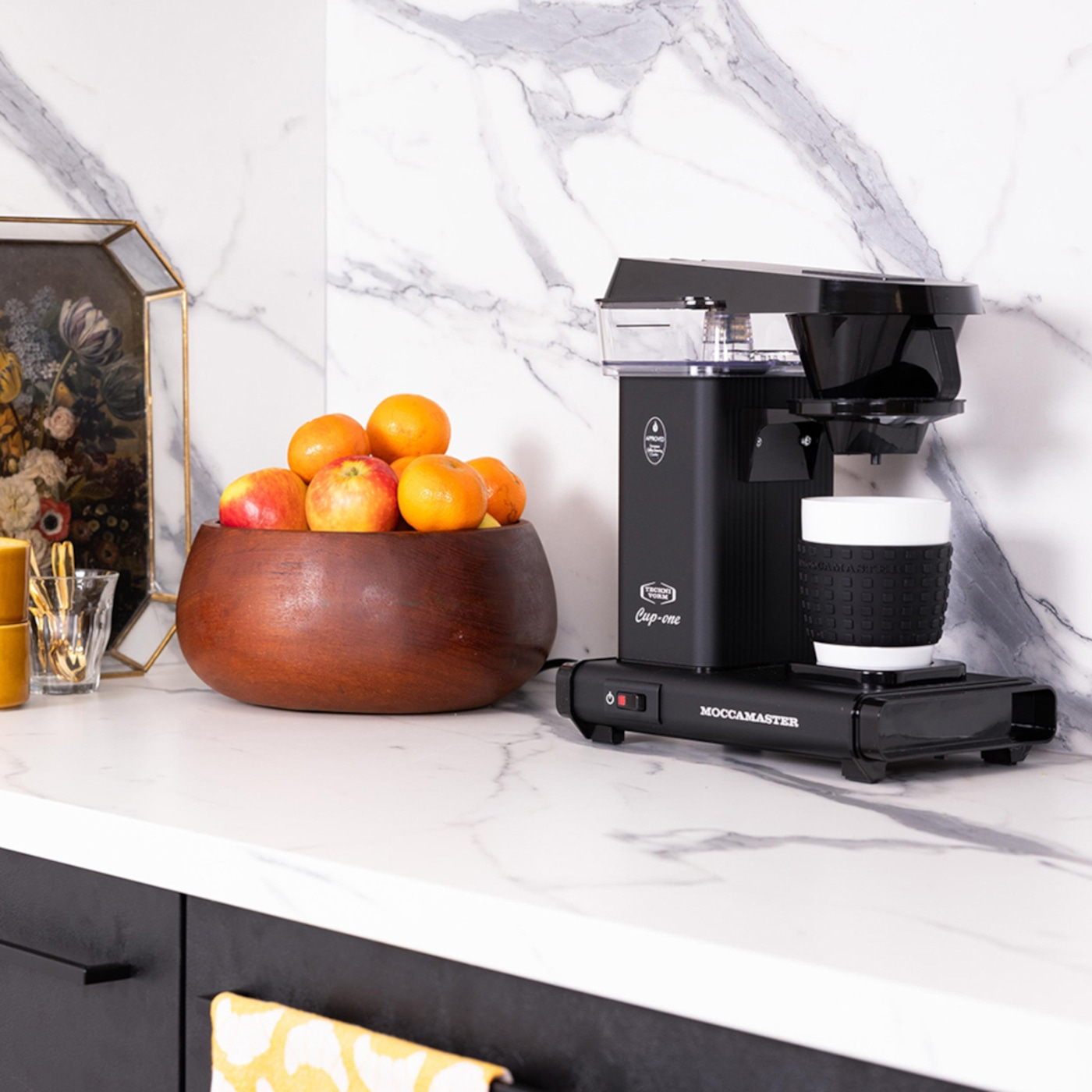 MOCCAMASTER Filterkaffeemaschine CUP-ONE Matt Black mattes schwarz NEU