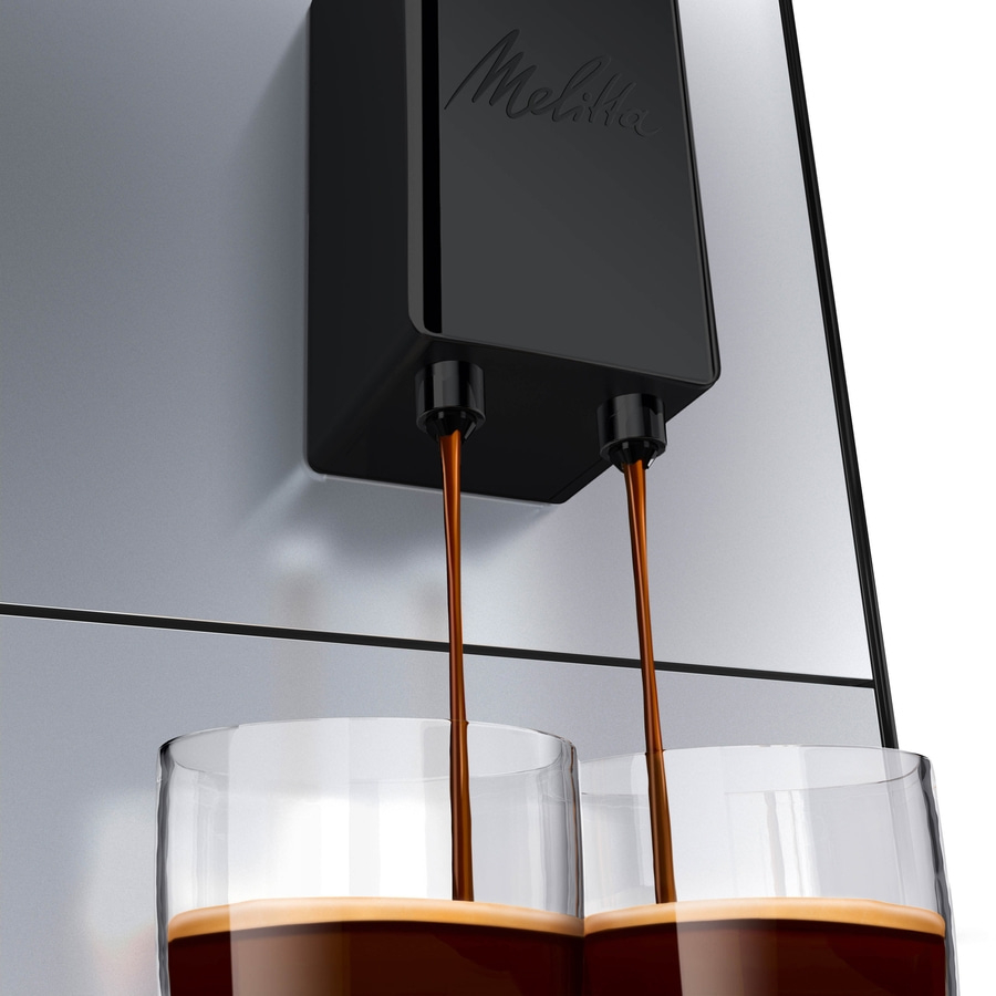 MELITTA Kaffeevollautomat Solo Pure Silver E950-766 Espressomaschine silber