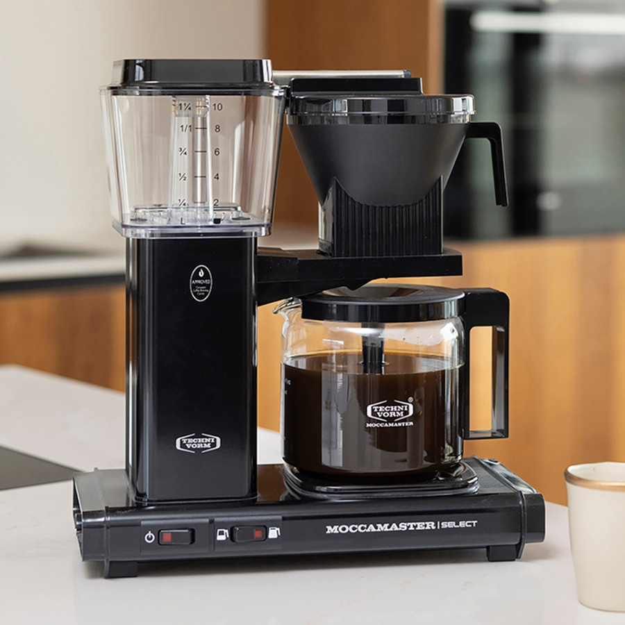 MOCCAMASTER Filterkaffeemaschine KBG Select Black 1,25l schwarz NEU