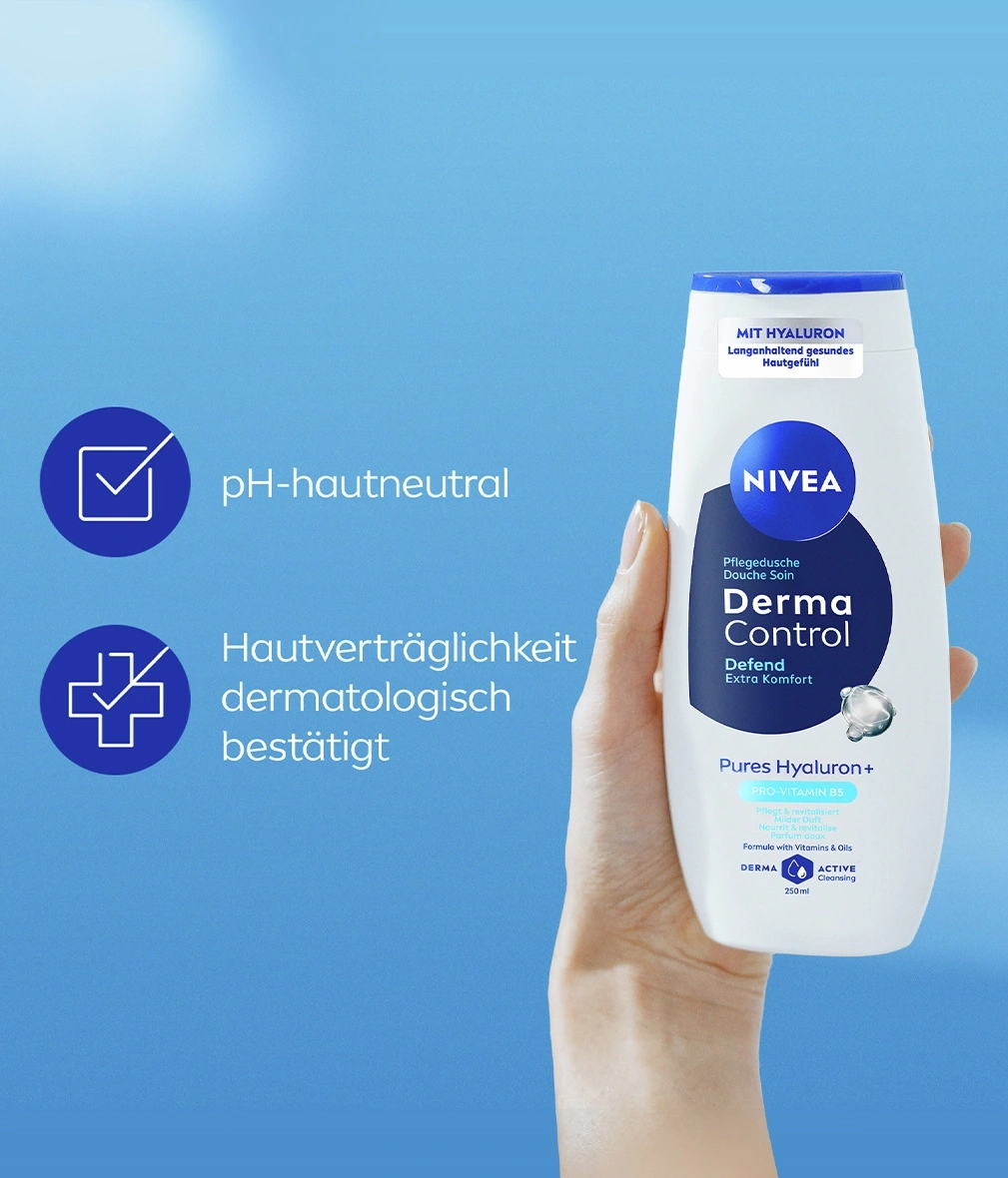 Nivea Derma Control Duschgel mit Hyaluron