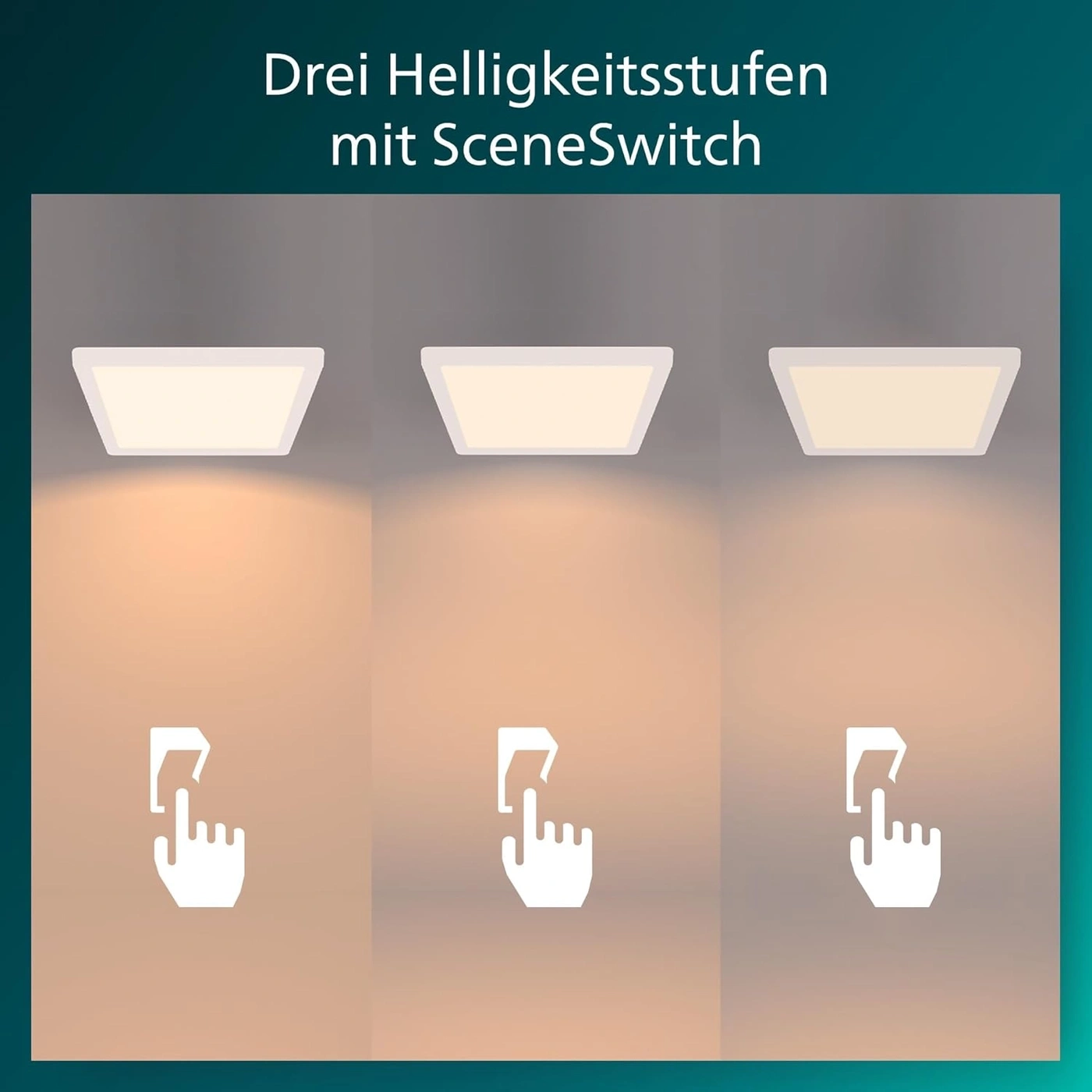 Drei Helligkeitsstufen mit SceneSwitch