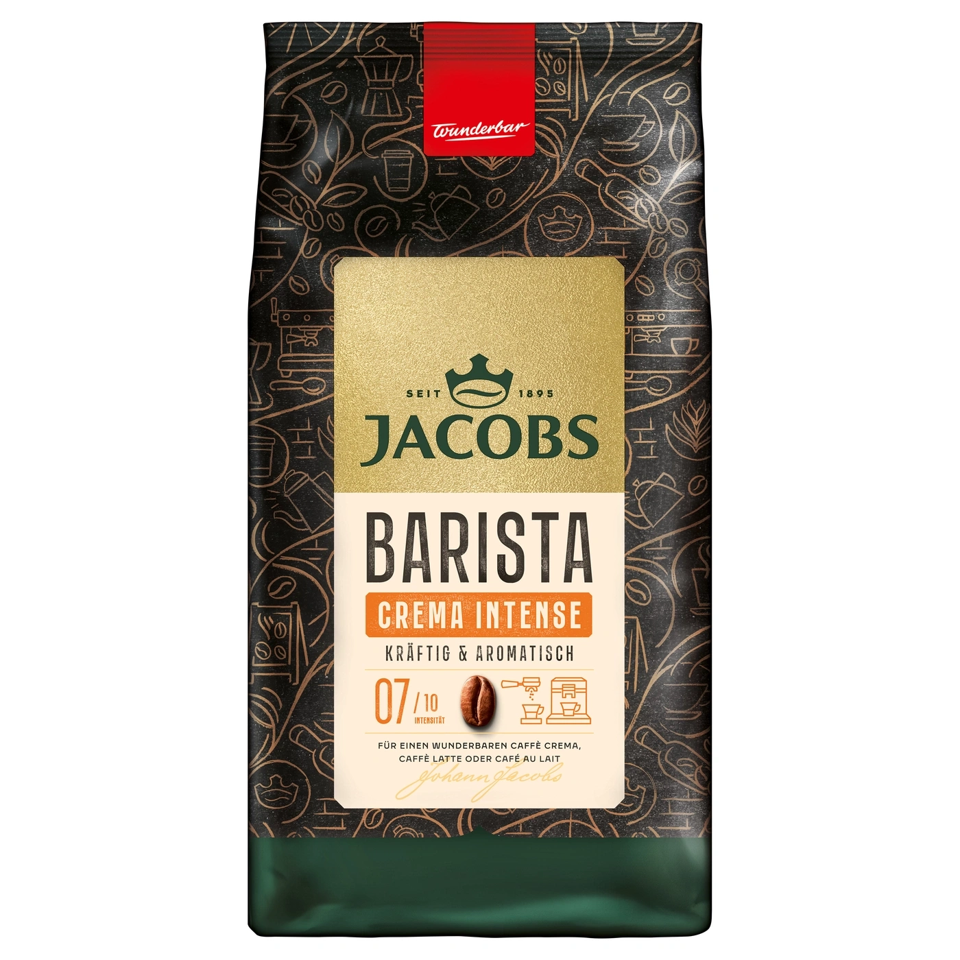 Kaffeepackung Jacobs Barista Crema Intense